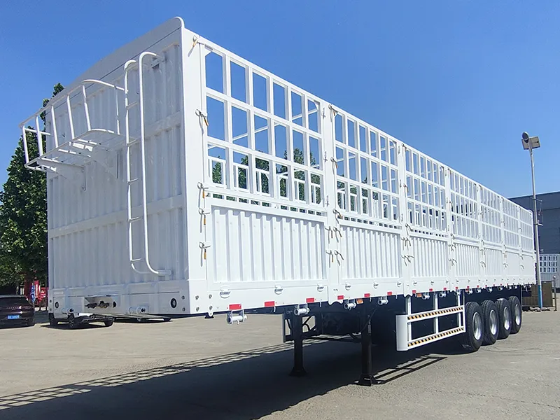 4 Axles Fence Semi Trailer