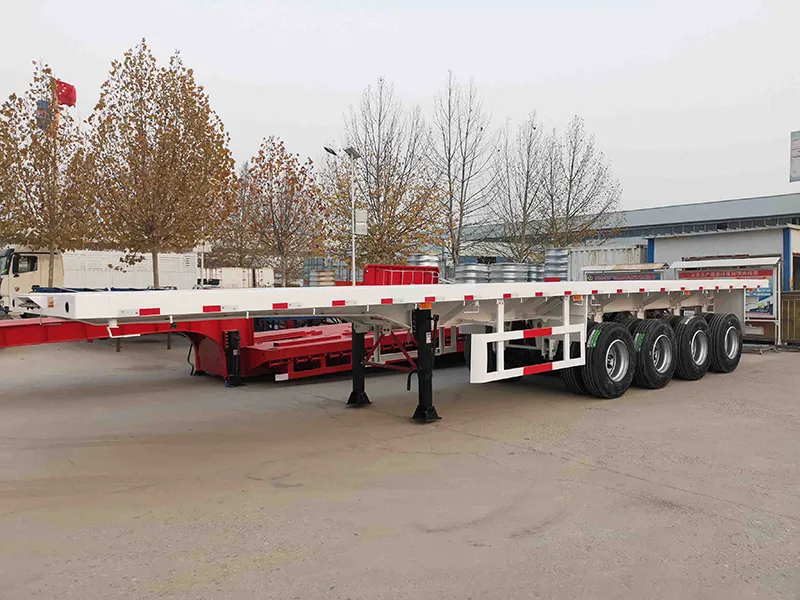 4 Axles Flatbed Thawv Trailer