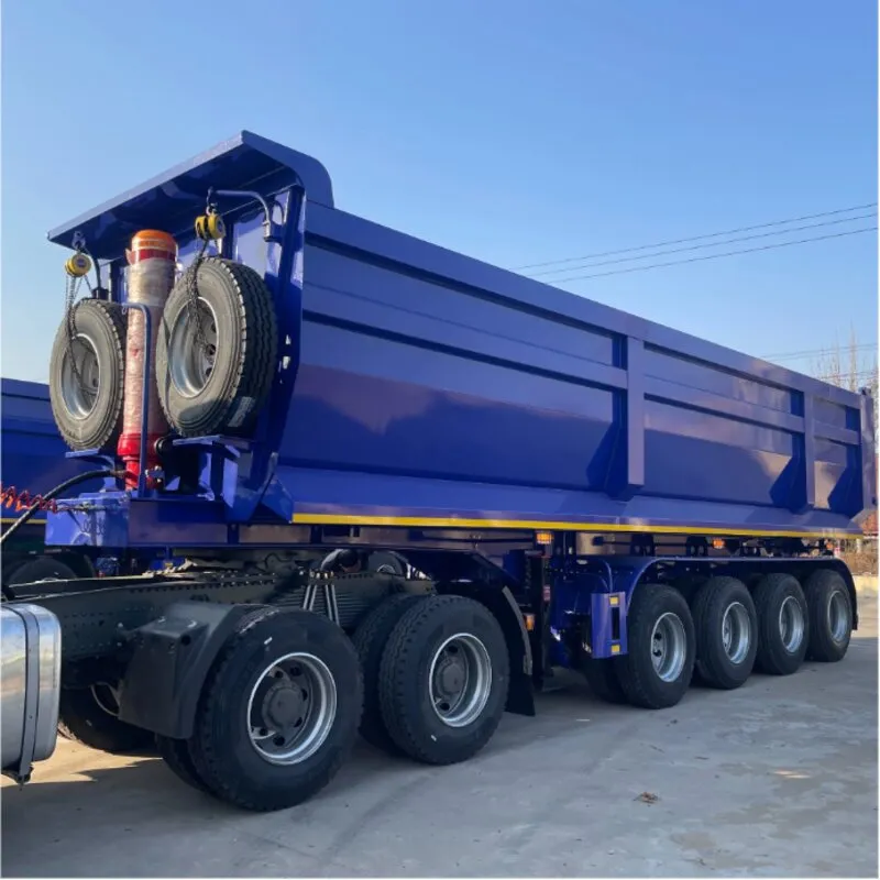 U-Type Tsheb Tipper Cargo Trailer